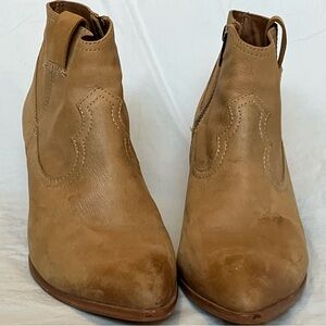 Frye Brown Ankle Booties